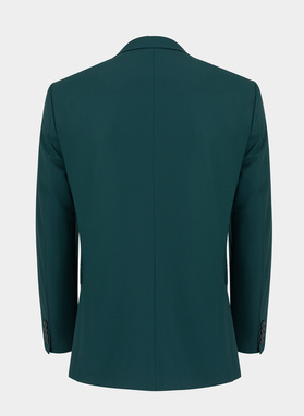 Zielona marynarka garniturowa P22SF-3G-017-Z-S