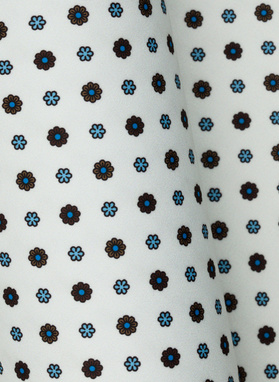 Męska poszetka w kwiatki