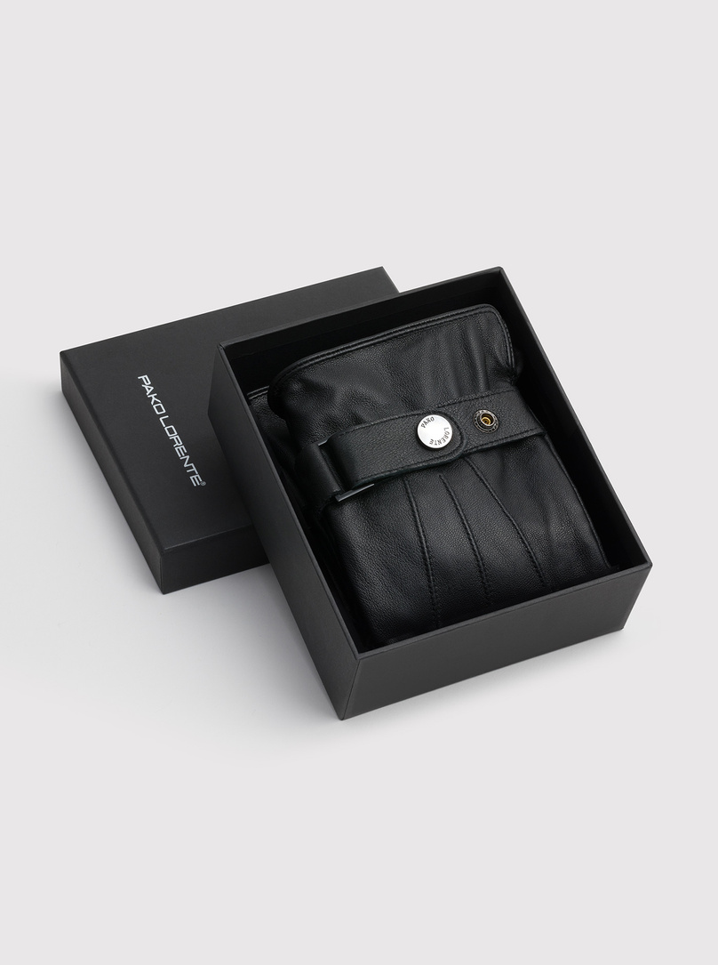 Eleganckie skórzane rękawiczki męskie