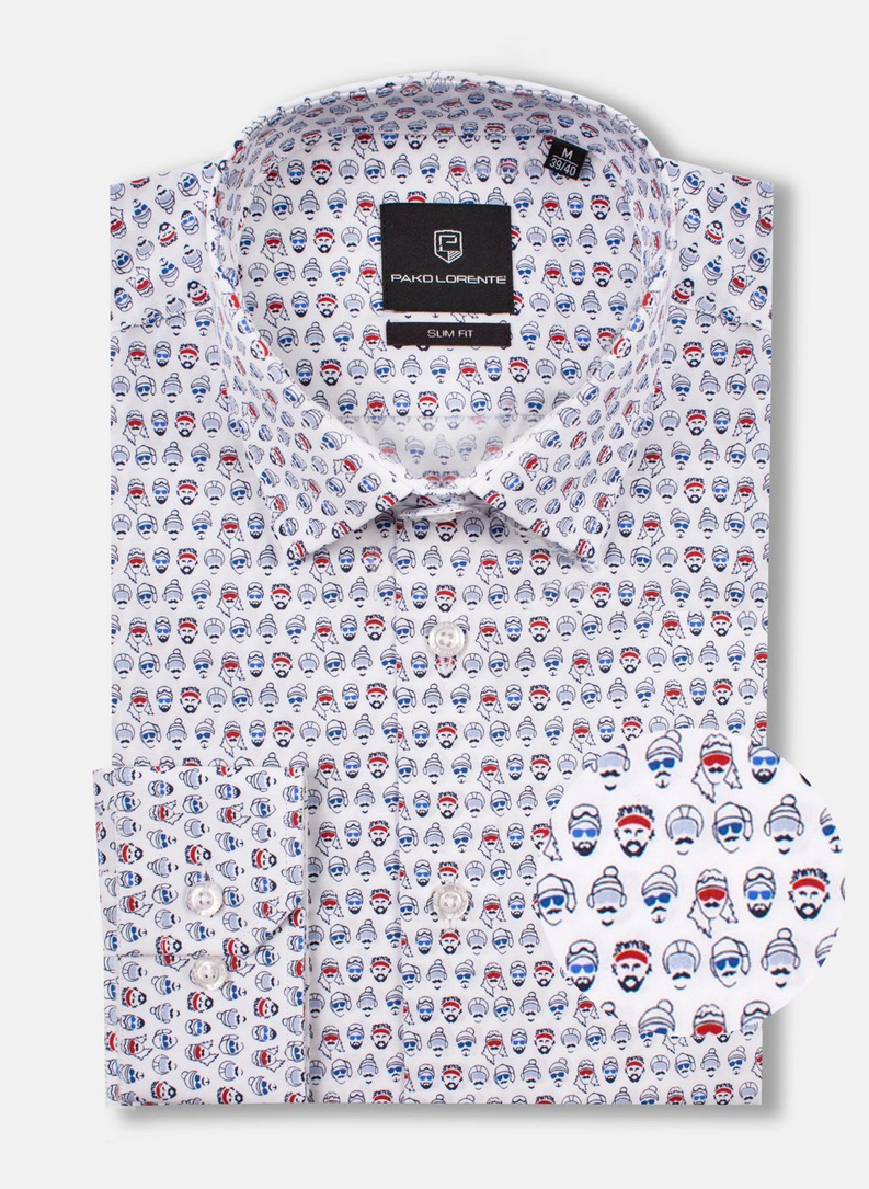 Koszula męska FREDO PPLM9-1X-610-B