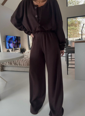 Komplet 3-częściowy AURA czekoladowy