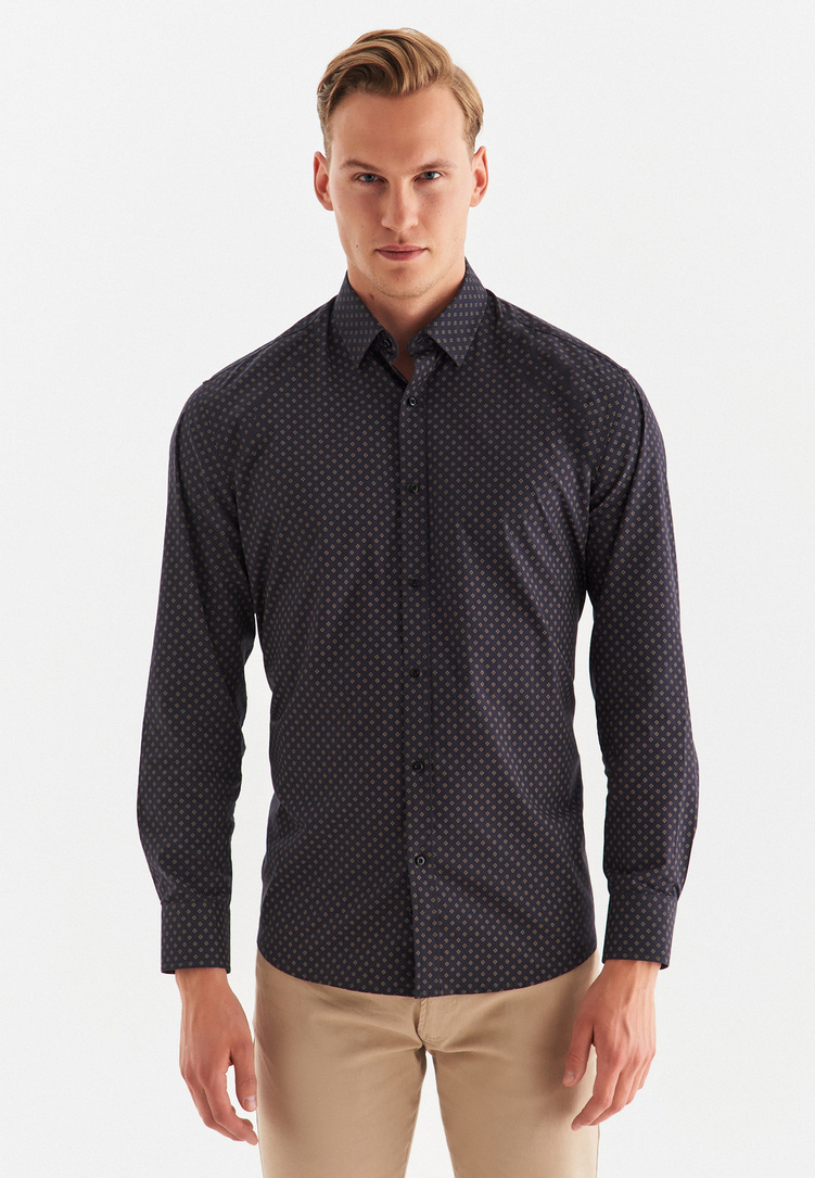 Koszula męska P22WF-1X-022-C-R