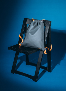 Plecak-worek męski w kolorze szarym