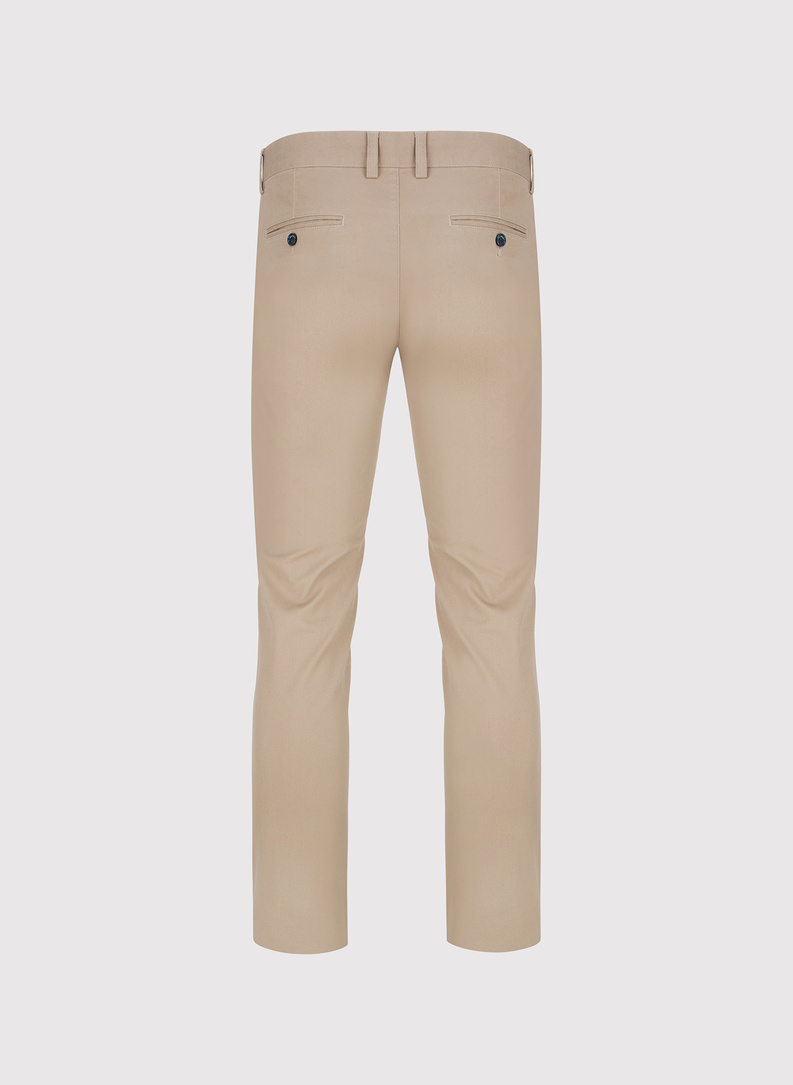 Beżowe spodnie casual