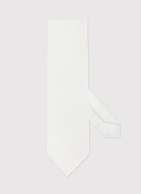 Beżowy gładki krawat