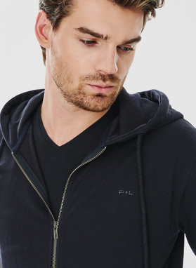 Rozpinana bluza dresowa w granatowym kolorze