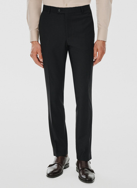 Spodnie garniturowe w kolorze czarnym