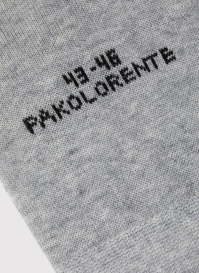 Stopki męskie szare trójpak