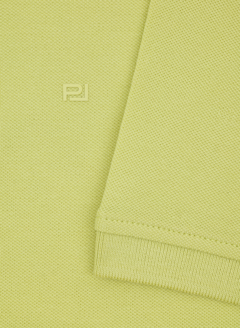 Zielone bawełniane polo męskie