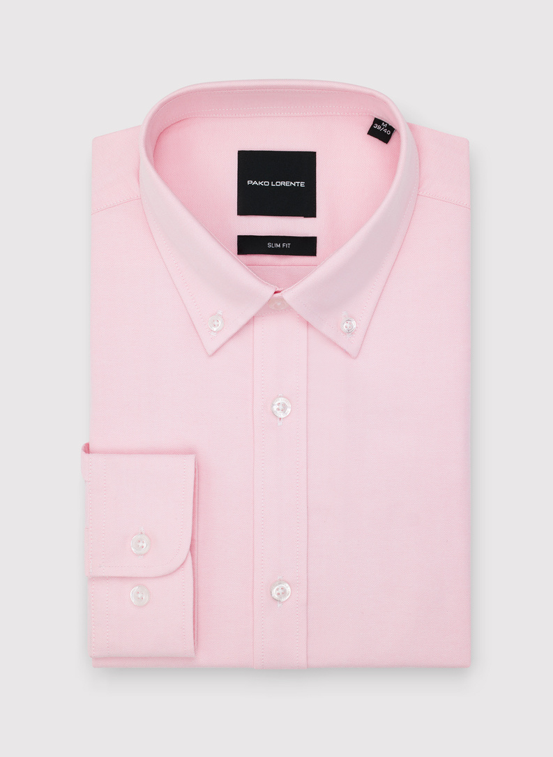 Różowa koszula męska