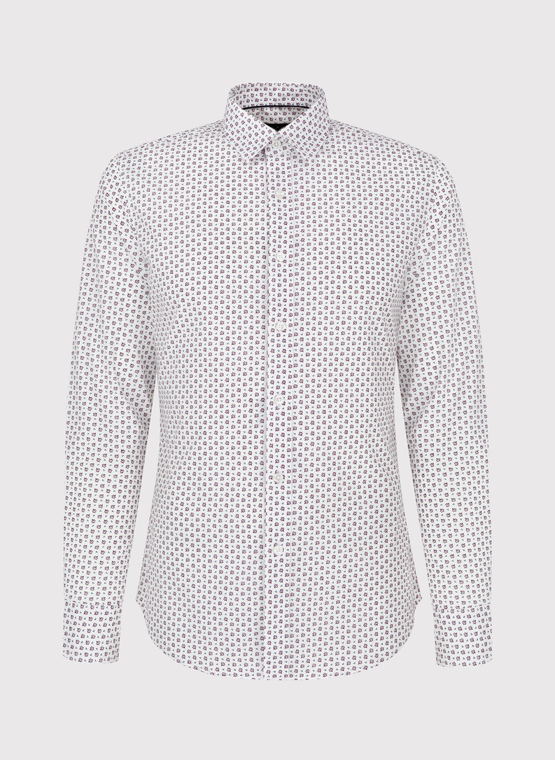 Męska koszula w subtelny wzór 