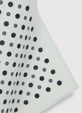 Męska poszetka w kwiatki