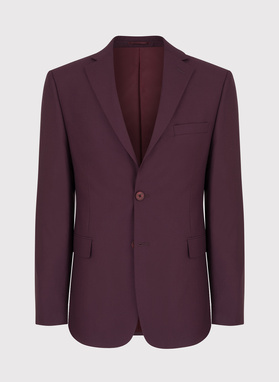 Bordowa marynarka garniturowa P22SF-3G-016-D-S