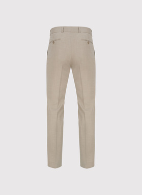 Beżowe spodnie ganiturowe