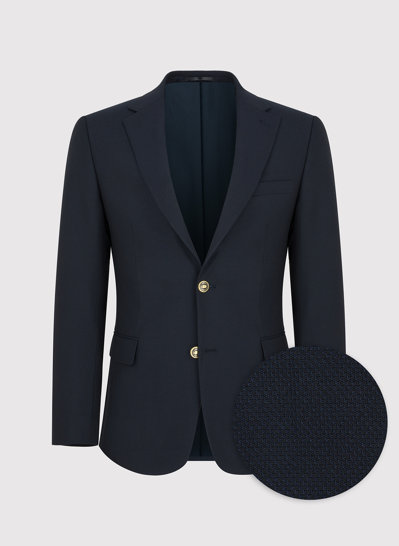 Granatowa casualowa marynarka męska