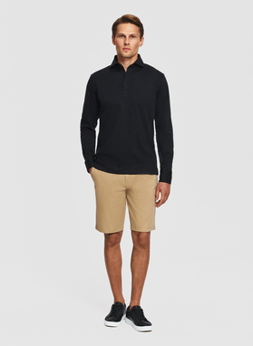 Czarna koszula typu popover