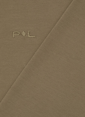 Oliwkowe polo longsleeve