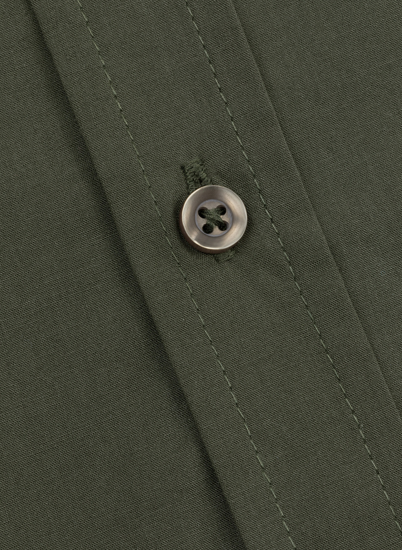 Zielona koszula z krótkim rękawem 