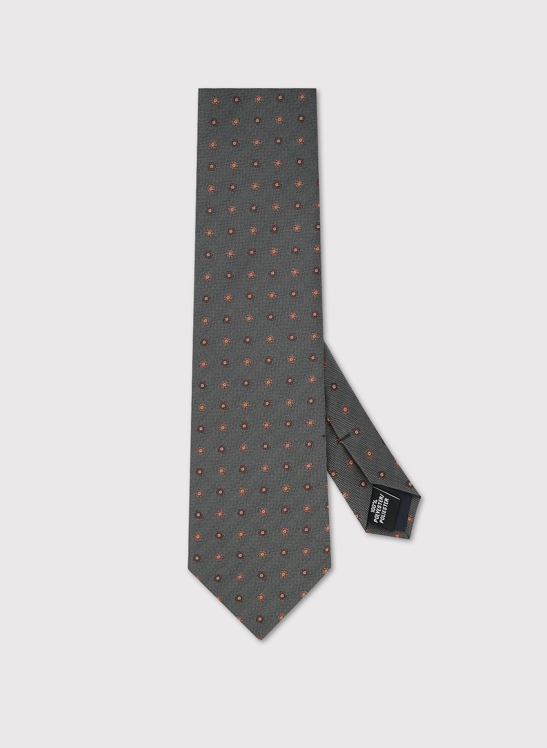 Zielony krawat w kwiaty