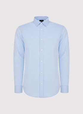 Niebieska koszula męska
