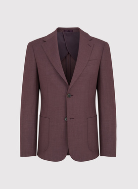 Casualowa gładka marynarka męska