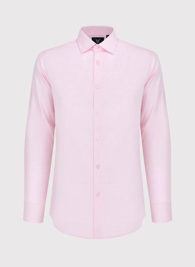 Różowa koszula męska