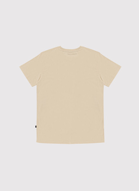 Beżowy t-shirt męski