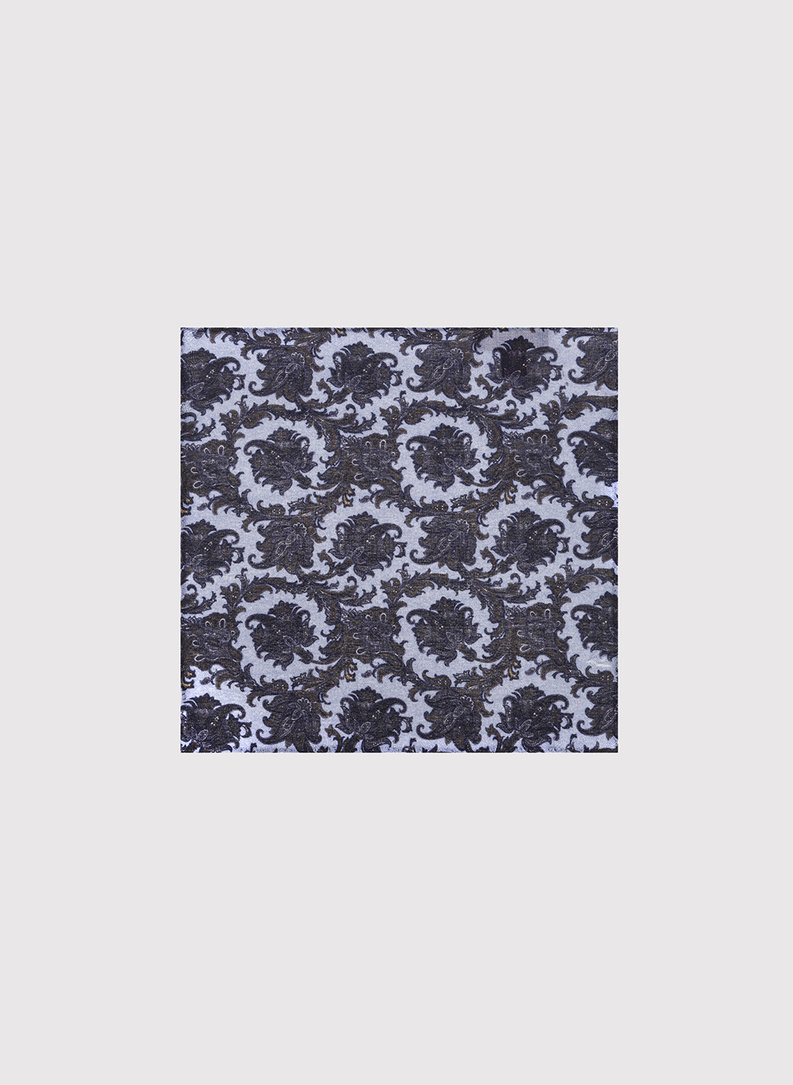 Niebieska poszetka męska paisley