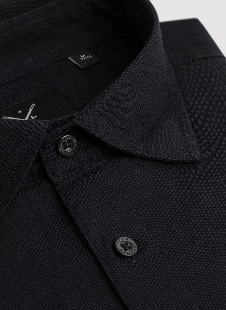 Czarna bawełniana koszula męska