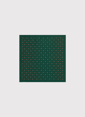 Męska poszetka w kolorze zielonym