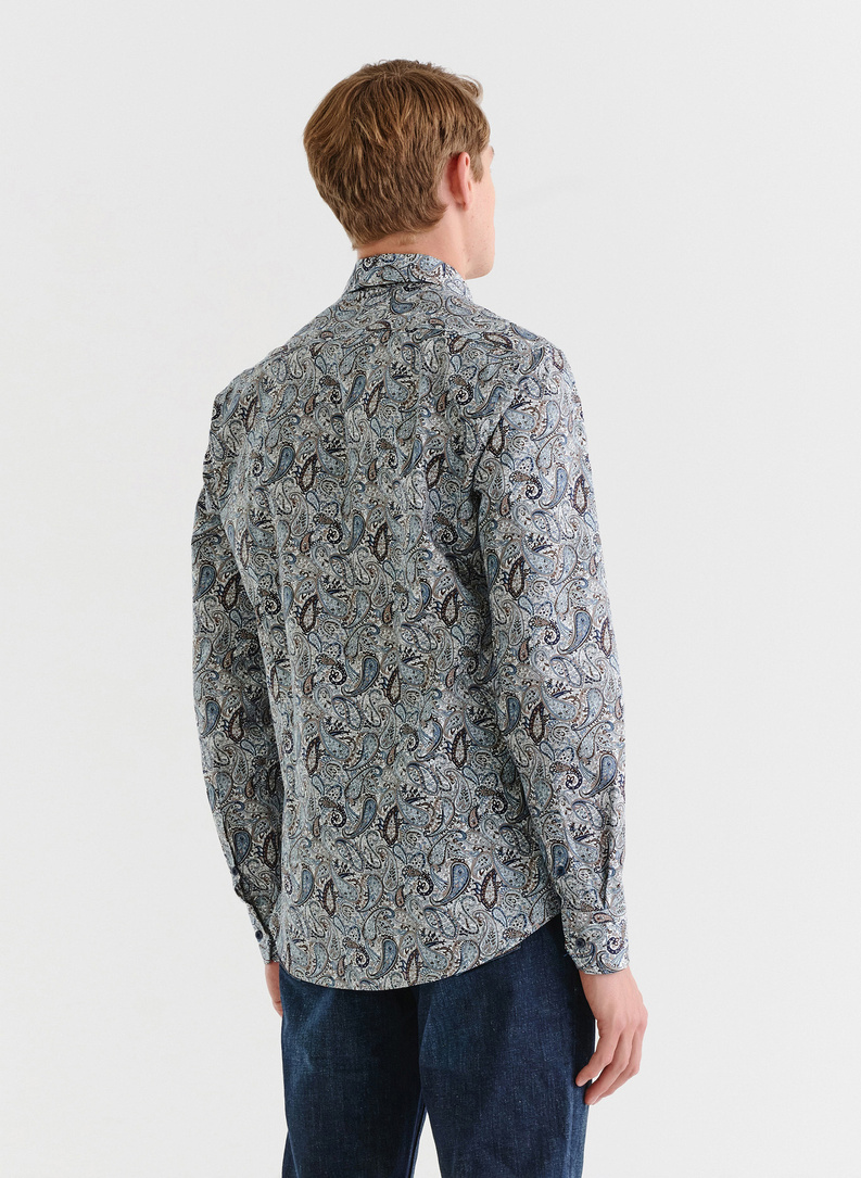 Koszula męska we wzór paisley