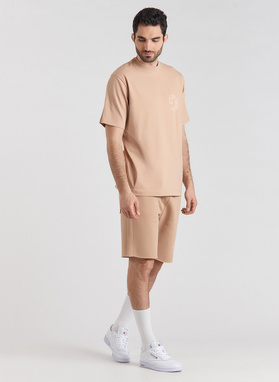 Brązowe szorty oversize C21SF-WS-003-A