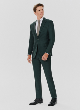 Marynarka garniturowa w kolorze zielonym
