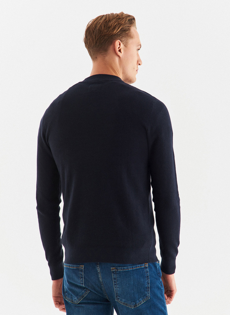 Półgolf męski granatowy P22WF-2X-006-G-0