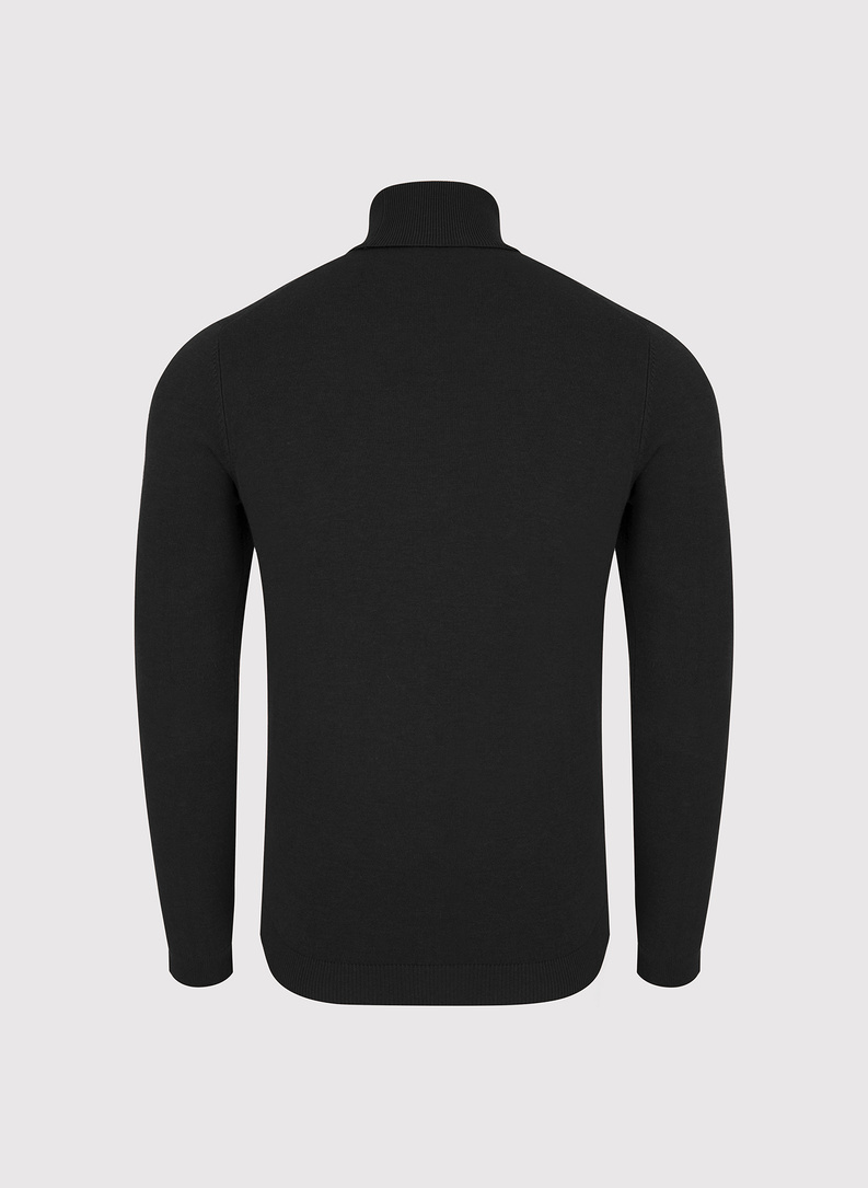 Golf męski w czarnym kolorze