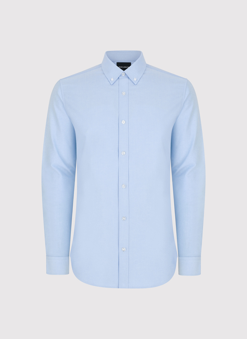 Niebieska koszula męska