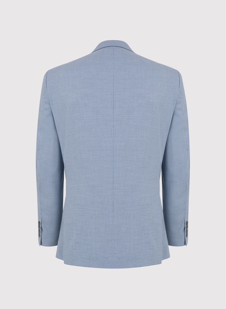 Niebieska marynarka męska