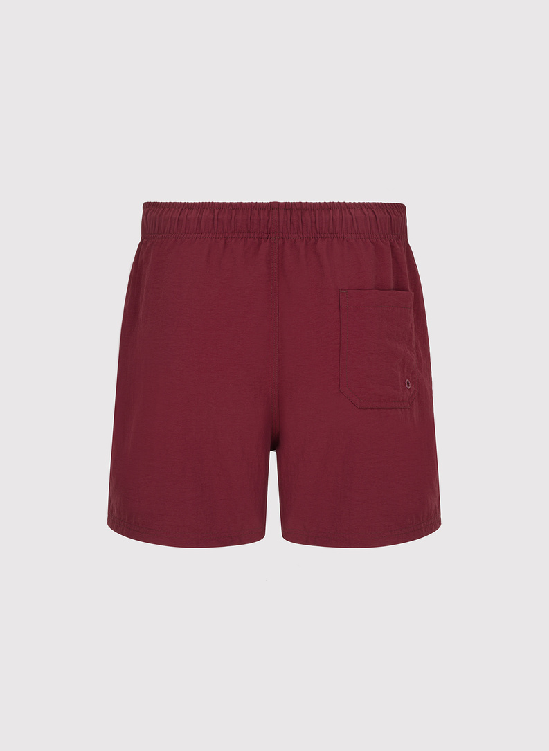 Szorty kąpielowe męskie w bordowym kolorze