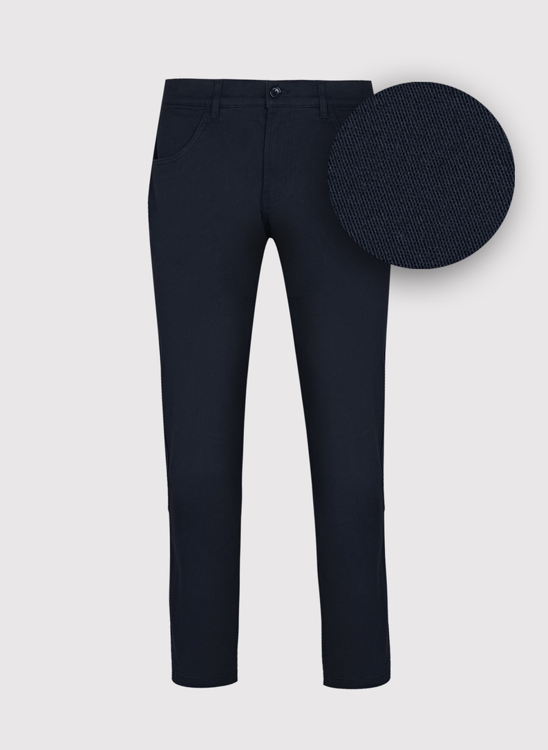 Granatowe spodnie casual 