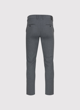 Gładkie szare spodnie