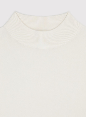 Półgolf męski w białym kolorze