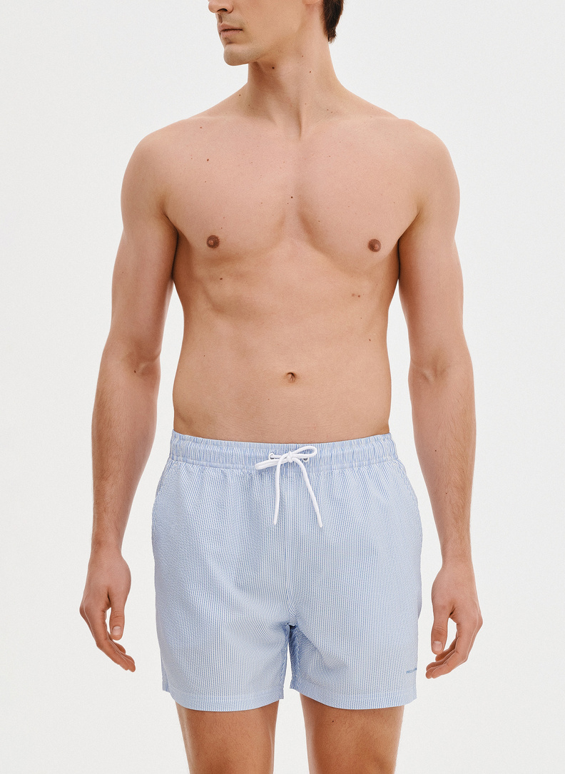 Niebieskie szorty kąpielowe męskie