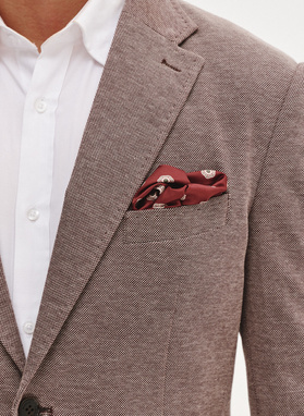 Dzianinowa marynarka w kolorze brązowym