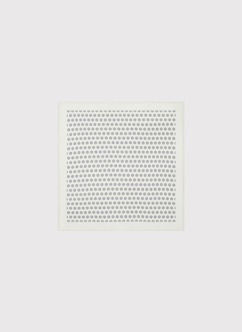 Bawełniana poszetka męska w kropki