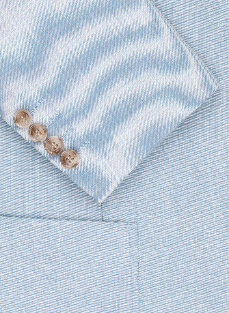 Casualowa marynarka męska w kolorze niebieskim