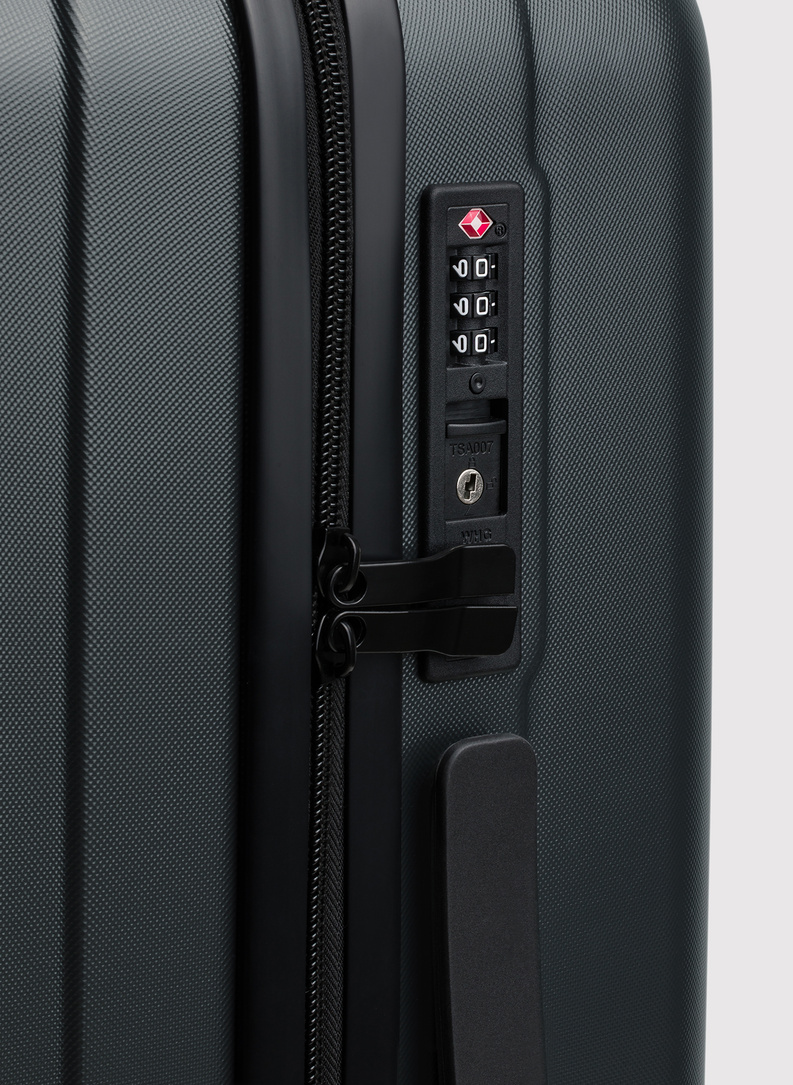 Komplet czarnych walizek