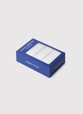 Trójpak bokserek męskich w kolorze białym