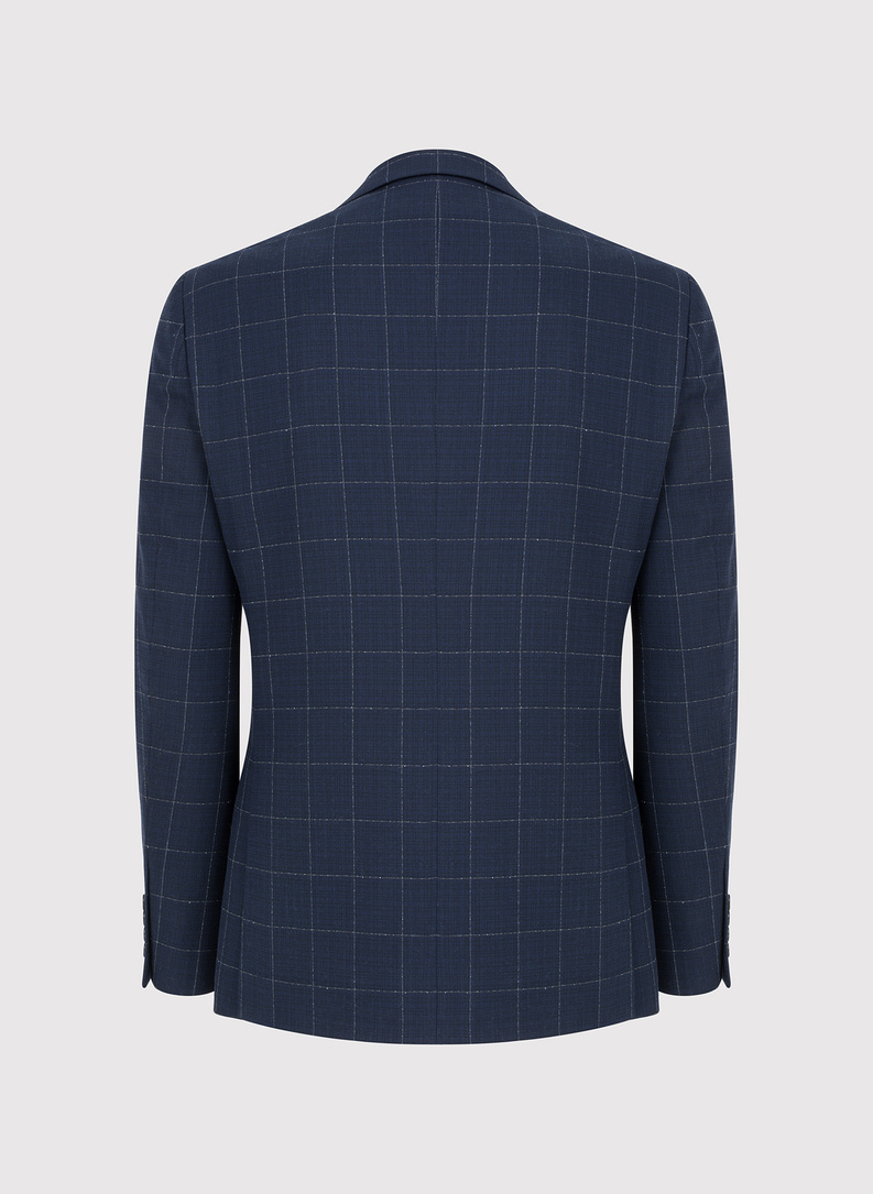 Casualowa marynarka męska w kratę