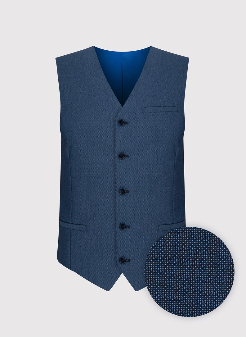 Granatowa kamizelka męska 