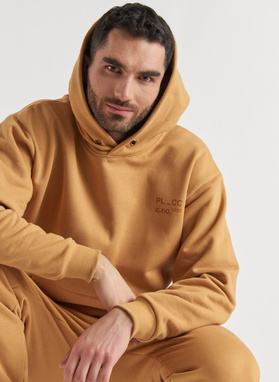 BLUZA Z KAPTUREM MUSZTARDOWA C20WF-2K-003-Y